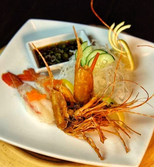 Sweet Shrimp Sushi.