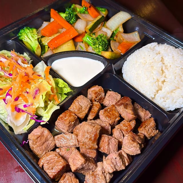 Hibachi New York Steak Bento.